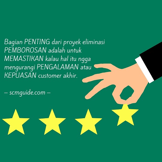 cara menghilangkan pemborosan supply chain