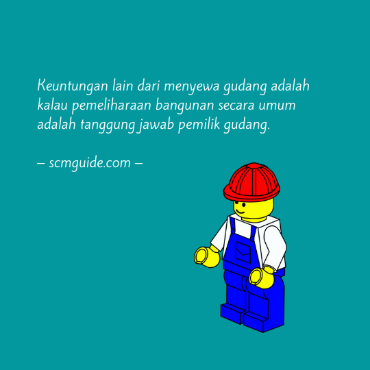 sewa vs membeli/membangun gudang